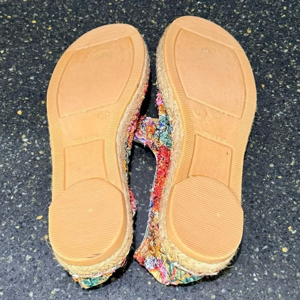 Montane 1902 Espadrilles. Multicolor textured. Size 41/US 11
